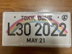 L'Arc-en-Ciel TOKYO DOME L30 2022 プレート　白