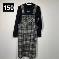 【子供服 ジャンパー スカート】ワンピース オーバーオール 女の子 冬服