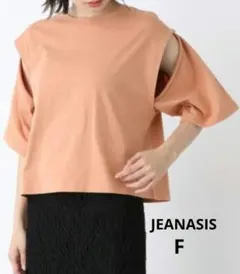 【新品タグ付】ジーナシス AHスリットショートTEE オレンジ Fサイズのサムネイル