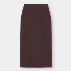 GUヘビーウェイトスウェットナロースカート　XS