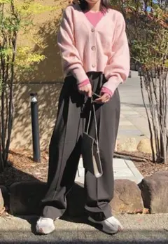 UNIQLO スフレヤーン ショートカーディガン