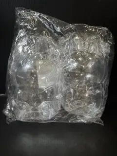 LABUBU お座り姿 透明保護カバー フィギュア保護ケース 2個セット