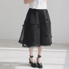 ドノバン　フラワー メッシュスカートのサムネイル