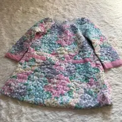 FaFa アジサイ　キルティング　ワンピース　110cm