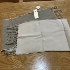 クロコダイル　アクリル製ツートンカラーマフラー