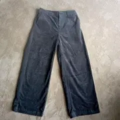 無印＊コーデュロイ ワイドパンツ L