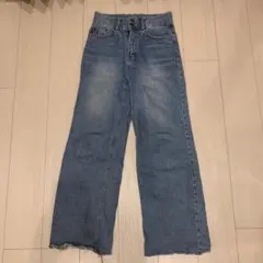 デニム ワイドパンツ ジーンズ