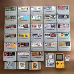 GAME BOY COLOR 本体、様々なソフト32本ジャンク品 - メルカリ