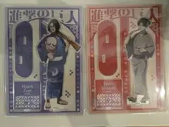 進撃の巨人 縁日　アクリルスタンド ハンジ エレン 2点セット