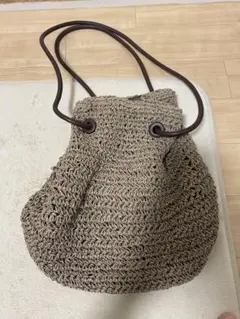 カゴバッグ巾着バッグ