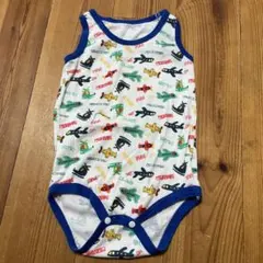 BABIESRUS ベビー ノースリーブ ロンパース 飛行機柄 90cm