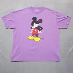 セ*イ様 メンズXXL【A品】ディズニーTシャツ紫1924