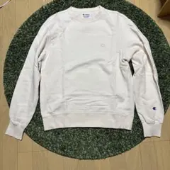 Champion ホワイト スウェット L