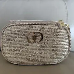 新品★未使用　CD　クリスチャンディオール　ポーチ　ゴールド　ラメ