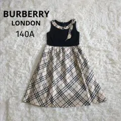 専用 極美品✨バーバリーロンドン ノースリーブワンピース ノバチェック シルク混