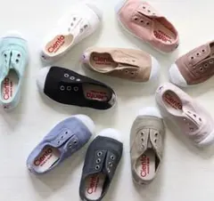 新品未使用　Cienta beige ムラ染め　29 デッキ　キャンバスシューズ