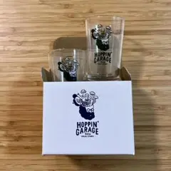 【新品未使用】HOPPIN' GARAGE ガラスコップ 2個セット