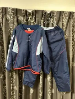 【中古品】adidas ジャージ サイズ120 ネイビー