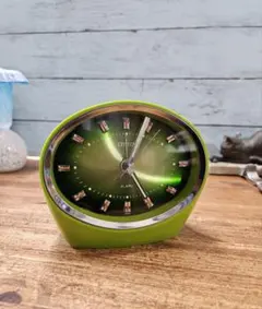 【当時物】シチズン　目覚時計　ミューズ　手巻き　ゼンマイ　ミッドセンチュリー 2025年最新】citizen 手巻き 置時計の人気アイテム - メルカリ