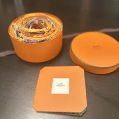 未使用 エルメス HERMES カレプリセ パッションフルーツ プリーツ 水色