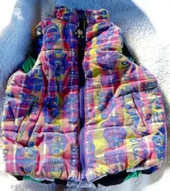 リバーシブル ダウンベスト