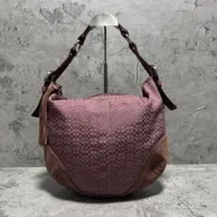 COACH Y2K Soho Hobo Pink Signature Bag