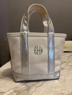 LLビーン　キャンパストートバッグ　シルバー