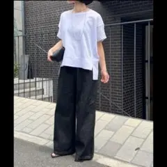 【美品】Jena 大人のゆったり変形ビッグTシャツ 大きめサイズ　秋