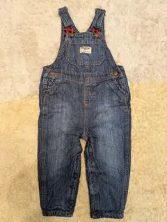【USA購入品】OshKosh B'Gosh デニムオーバーオール(2歳向け)