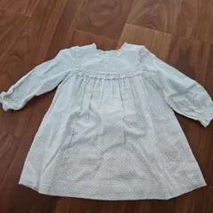 新品未使用、タグ付き　Bonpoint ドット柄 長袖シャツ