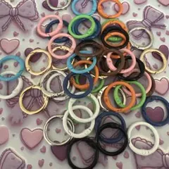 金属製Oリング単品も可〇キーホルダー資材