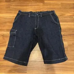 George ジョージ デニムショートパンツ ネイビー L カーゴショーツ
