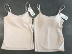 ユニクロ　エアリズム　ブラキャミソール2枚