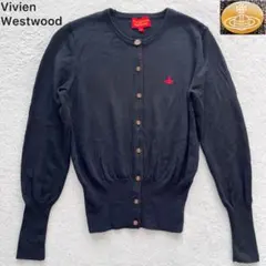美品✨ヴィヴィアンウエストウッド 変形 カーディガン オーブボタン ハート ヴィヴィアン・ウエストウッド レッドレーベル「ORB」＆ハート