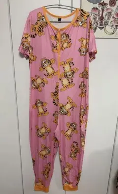 SHEIN トラ柄 ルームウェア つなぎ XLのサムネイル