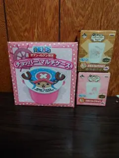 ONE PIECE チョッパーマルチケースとグラスコレクションセット