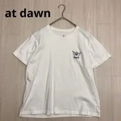at dawn 半袖 Tシャツ コットン100% プルオーバー ホワイト S