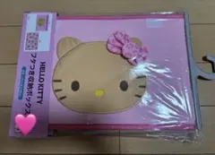 ハローキティ　フタ付き収納ボックス　サンリオ　アベイル　日焼け　ピンクヒョウ柄