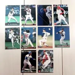 プロ野球選手カード 1998-2000 カルビー 10枚（松井稼・清原・工藤）
