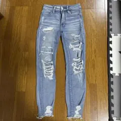 AMERICAN EAGLE スキニーデニム 00 (ショート)