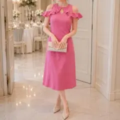 a5　新品　IVANKA TRUMP　ワンピース　オフショル　ドレス　XLのサムネイル