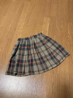 チェックスカート 120