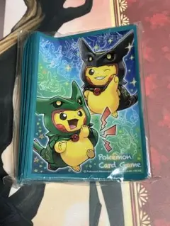 ポケモンカードゲーム スリーブ レックウザ ポンチョピカチュウ　デッキシールド