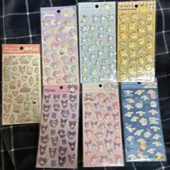 即日発送‼️正規品サンリオぷくっとシールぷくぷくシール✨️7枚セットダイソー