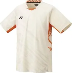 YONEX バドミントンウェア ホワイト/オレンジ