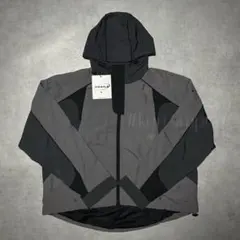 【B品SALE】GRAILZ ナイロンジャケット グレー ブラック Mサイズ