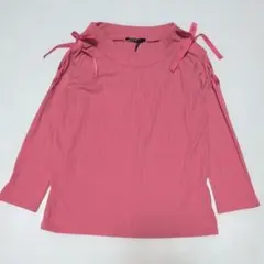 【新品】INGNI イング★編み上げリボン付き袖！カットソー★М