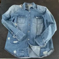 cambioデニムシャツ ダメージ加工のサムネイル