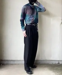 美品 ZARA マルチカラーロングスリーブTシャツ