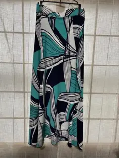 フラダンス　巻きスカート M~L ターコイズ ネイビー